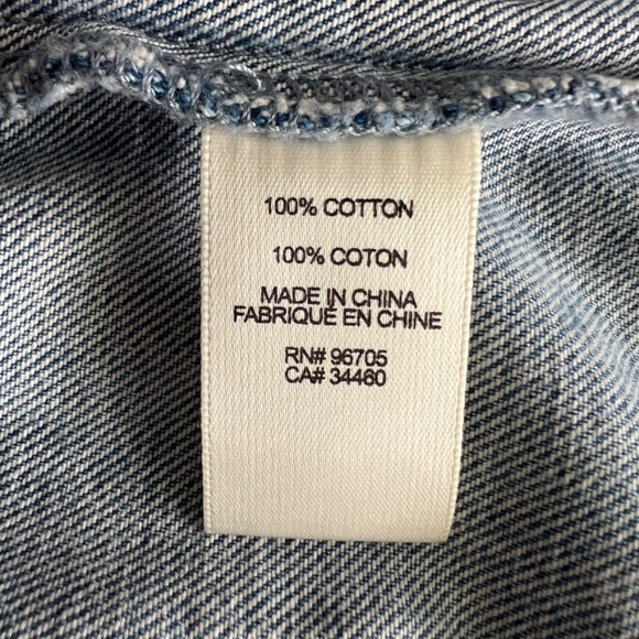 La Vie Rebecca Taylor Classic Denim Jacket in Chantal Size Large - Picture 8 of 10